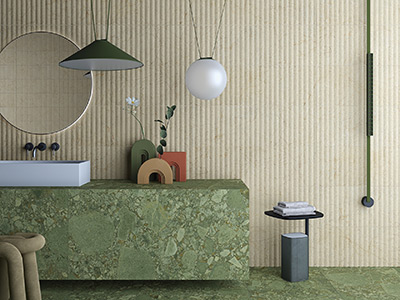 BLACK&CREAM Pierres faïence pâte blanche revetement murs