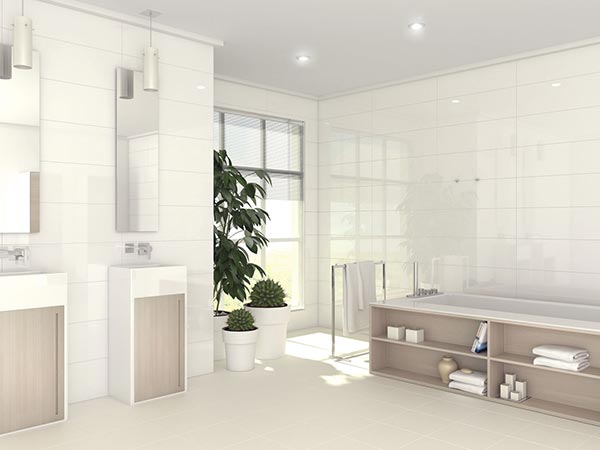 BLANCOS Monocolores faïence pâte rouge revetement murs