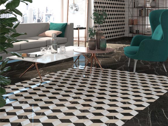 HOPE Marbres grès porcelaine émaillé sols et murs