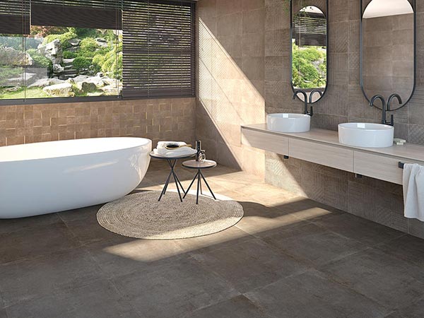 LENS Métaux grès cérame émaillé sols et murs