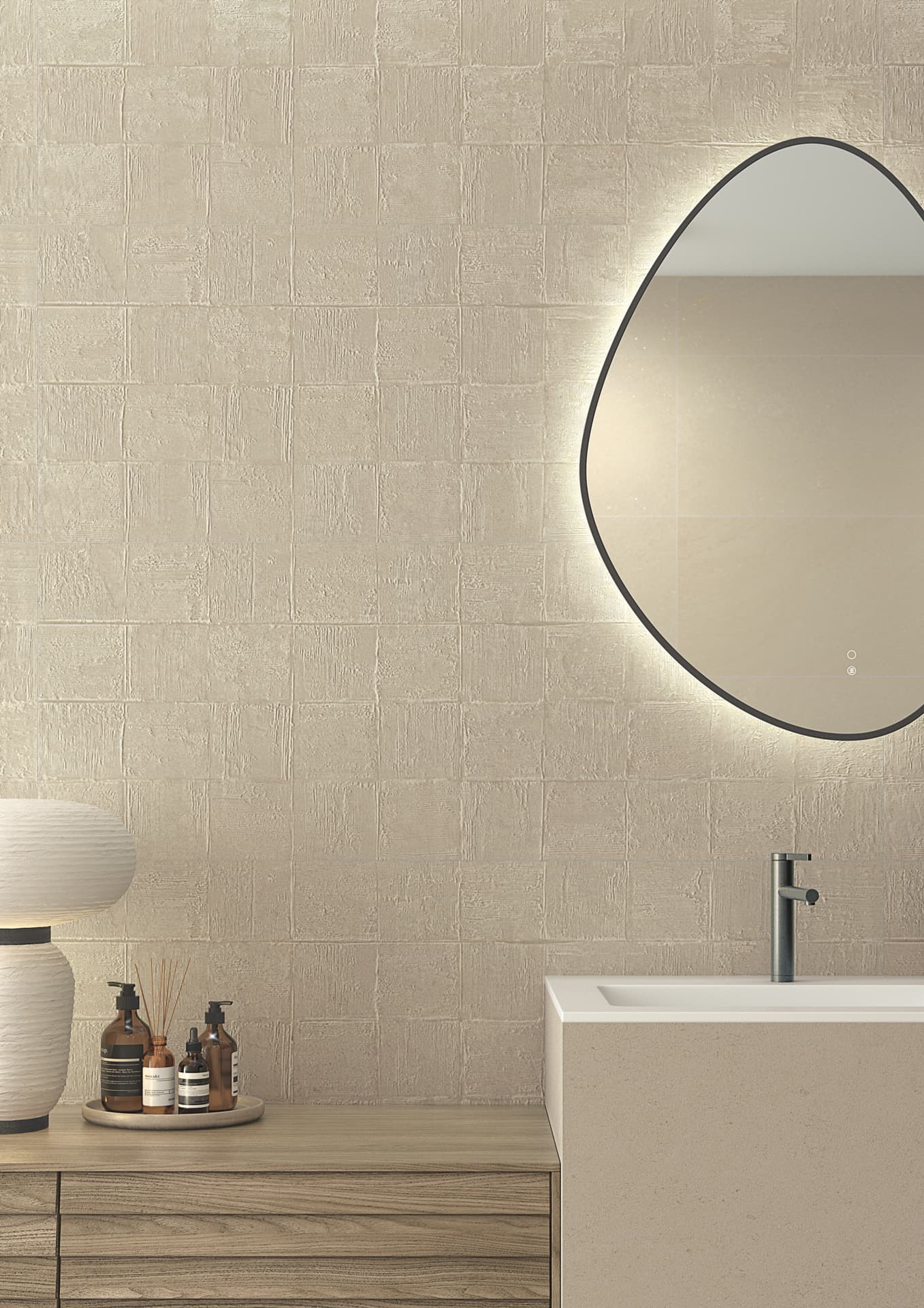 TENERE pasta blanca revestimiento de pared