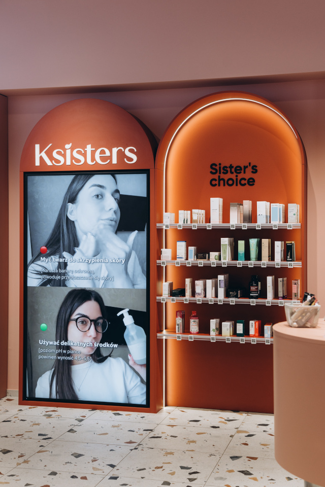 Proyecto Ksisters Polska con gres porcelánico Stracciatella Nacar