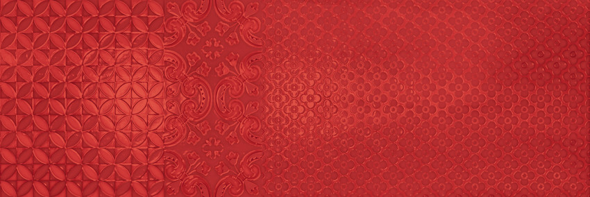 Murale Rosso 25x75cm Murale Rosso 25x75cm